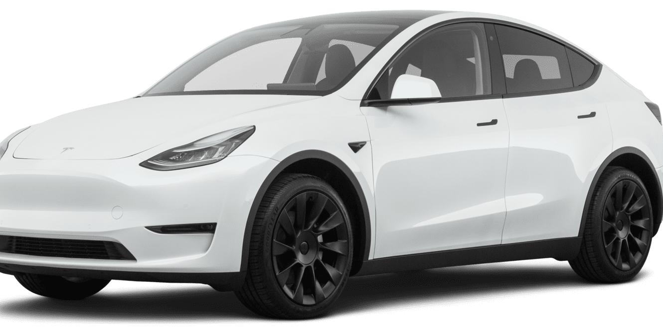 TESLA MODEL Y 2021 5YJYGDEE0MF151888 image